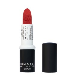 Rossetto Immoral Mat Lipstick N 11 "Carnal Red", LAYLA