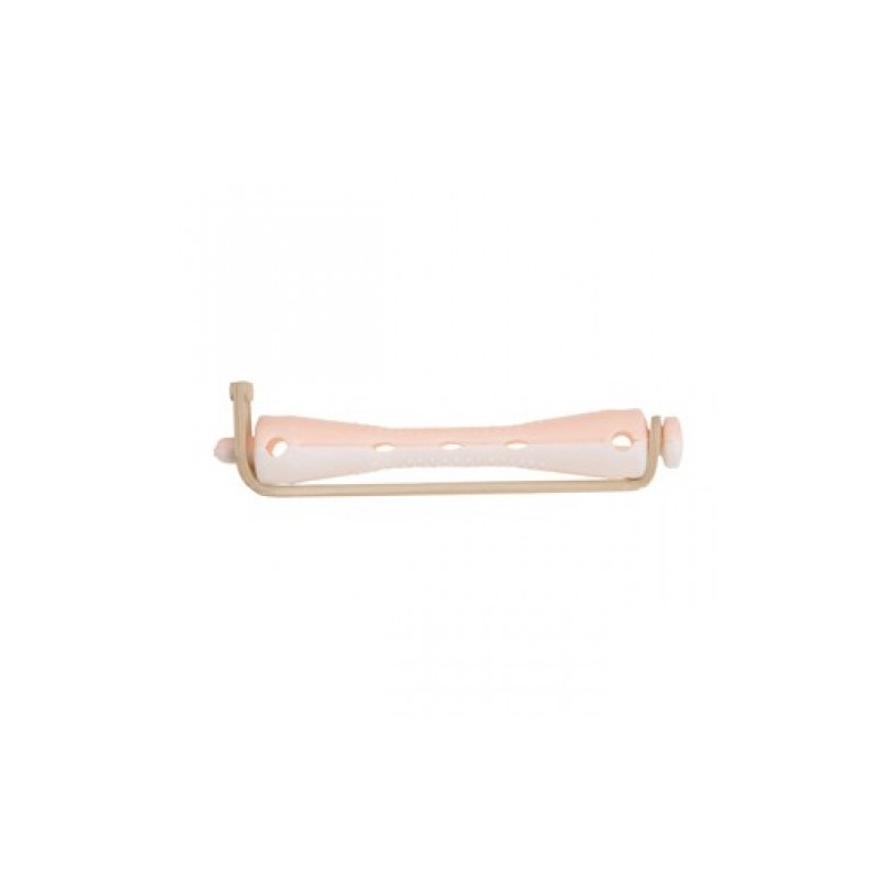 Bigodino permanente corto rosa-bianco 60 mm diam 6,5mm cod.45003 49 SIBEL