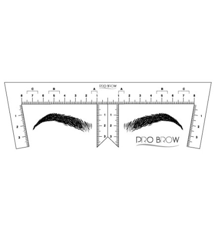 ProBrow Ruler Henna Color Nails&Beauty 1pz