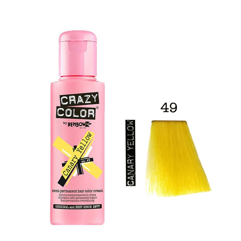 Crazy Color 49 Canary Yellow 100 ml