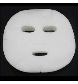 Maschera viso bianca in cotone 100pz