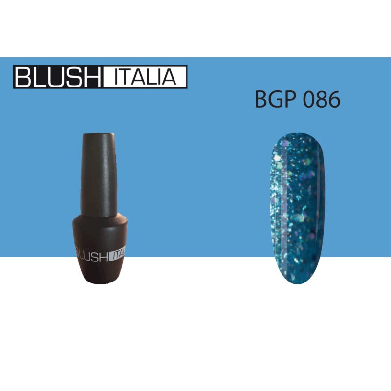 Semipermanente 86 Glitter Blue 15 ml BLUSH ITALIA
