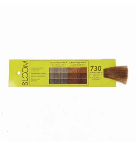 Tintura Bloom Crema Color 730 ammoniaca, PPD e Resorcina free