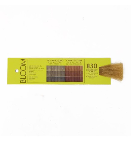 Tintura Bloom Crema Color 830 ammoniaca, PPD e Resorcina free