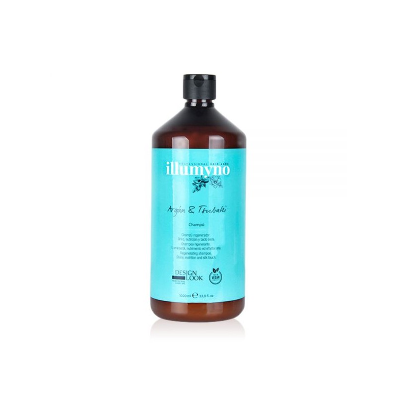 Shampoo rigenerante argan e tsubaki Illumyno Design Look 1000 ML