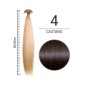 Extension con clip 25gr 50/55 cm 100% capelli naturali colore 4 IRIS