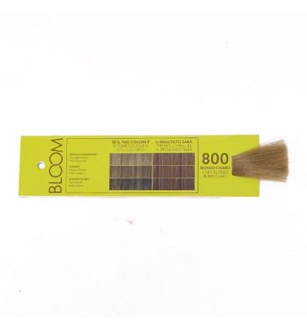 Tintura Bloom Crema Color 800 ammoniaca, PPD e Resorcina free