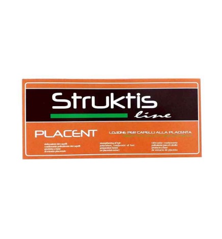 Lozione istantanea con estratti di Placenta 12 fiale da 10ml Struktis